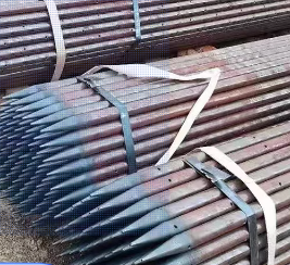 酒泉超前小导管预埋钢管出尖打孔焊倒刺无缝焊管厂